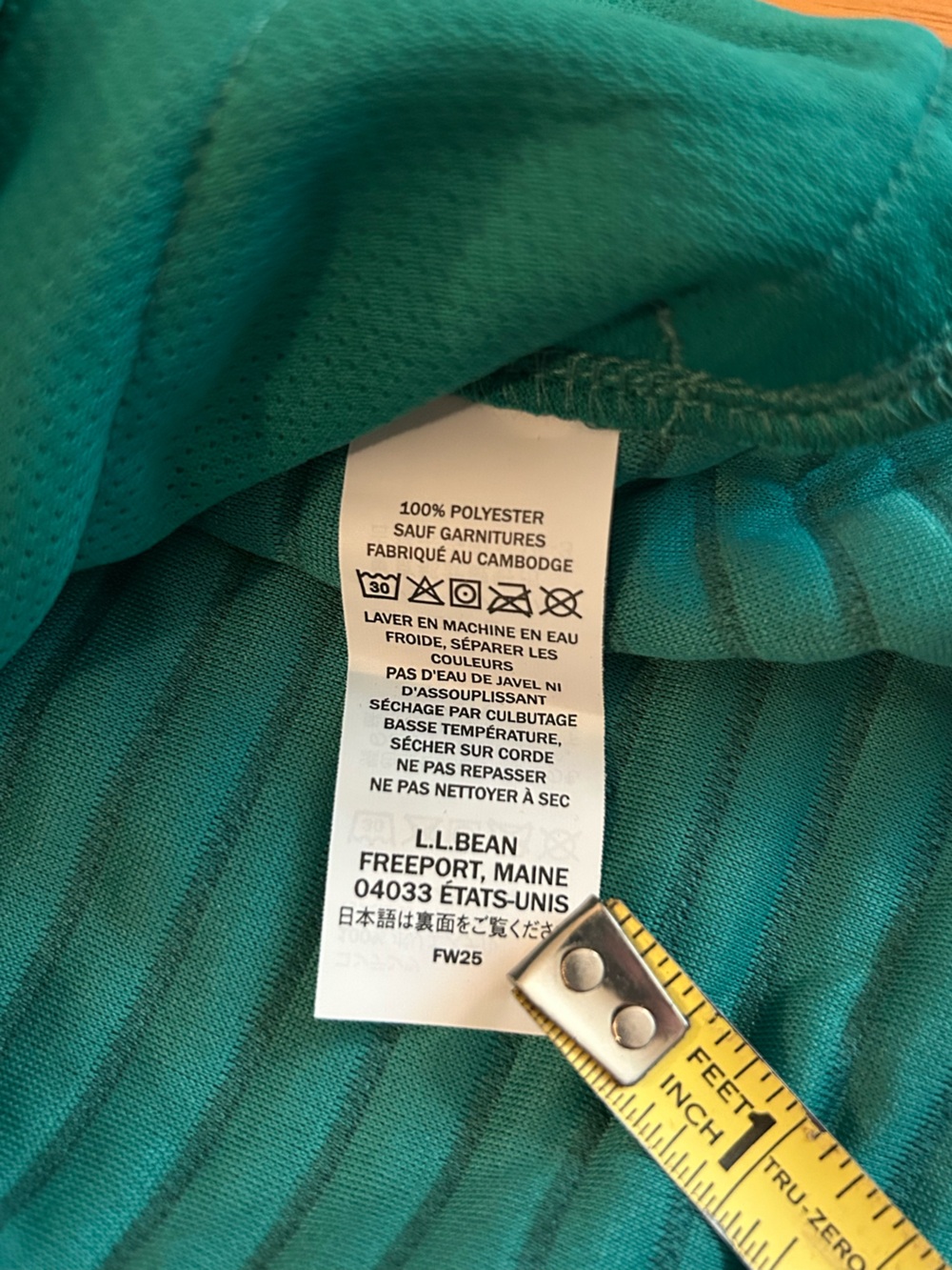 L.L. Bean AirLight Jacket Green Womens Size Small - Picture 6 of 9